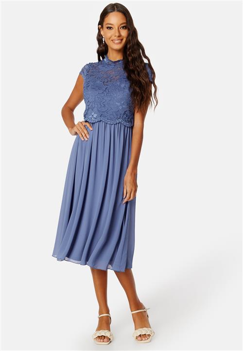 Bubbleroom Occasion Jolie Short Sleeve Midi Dress