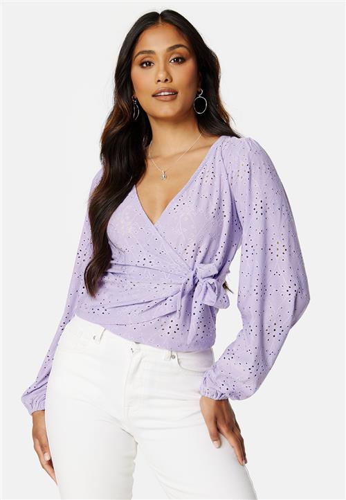 VILA Kawa New L/S Wrap Top