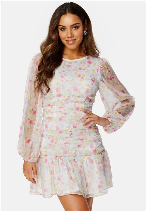 VILA Sophia L/S O-Neck Short Dress