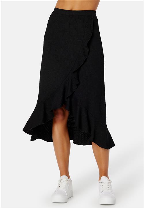 Happy Holly Frill Wrap Skirt