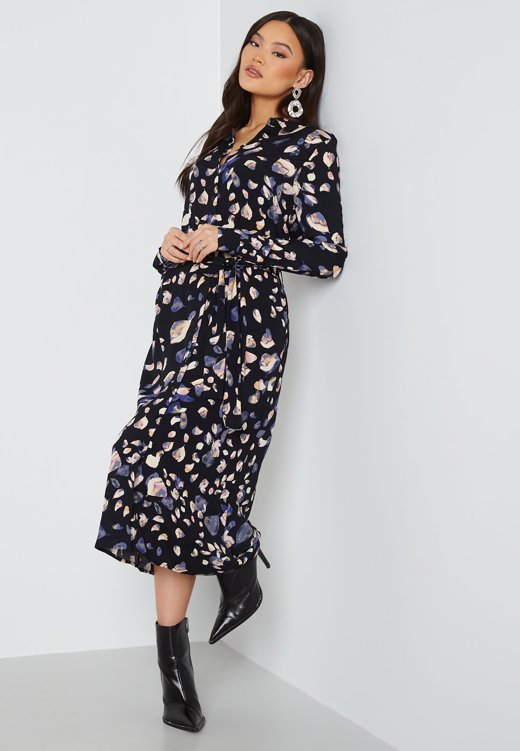 VILA Memis Midi Shirt Dress