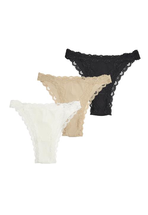 BUBBLEROOM 3-pack Ginnie Lace Edge Brazilian
