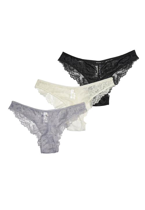 BUBBLEROOM 3-pack Bessie Lace Brief