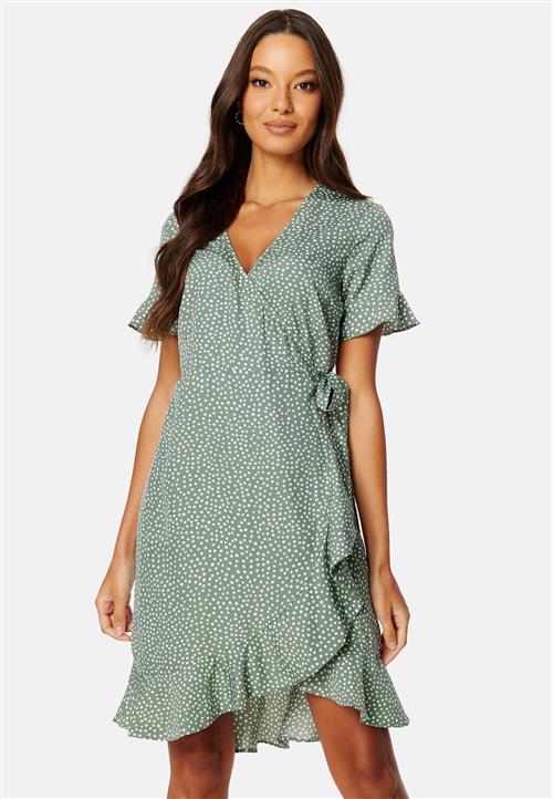 VERO MODA Henna 2/4 Wrap Frill Dress