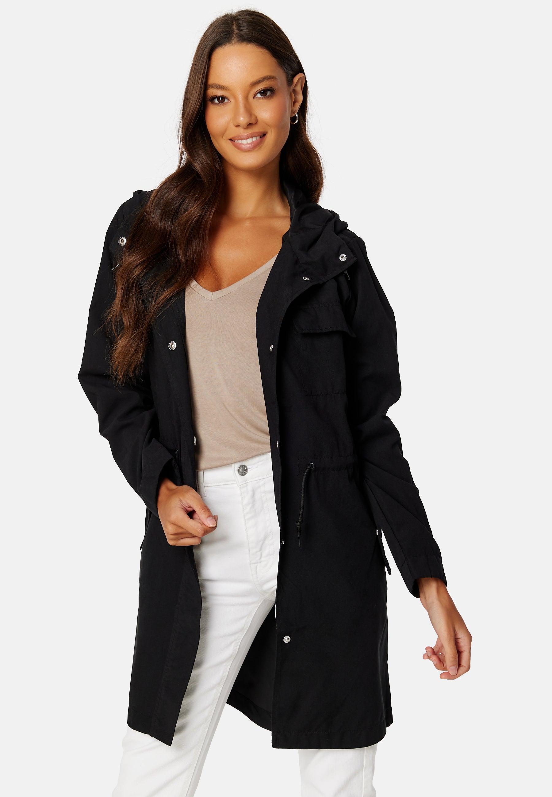 JDY Polly Long Hood Parka