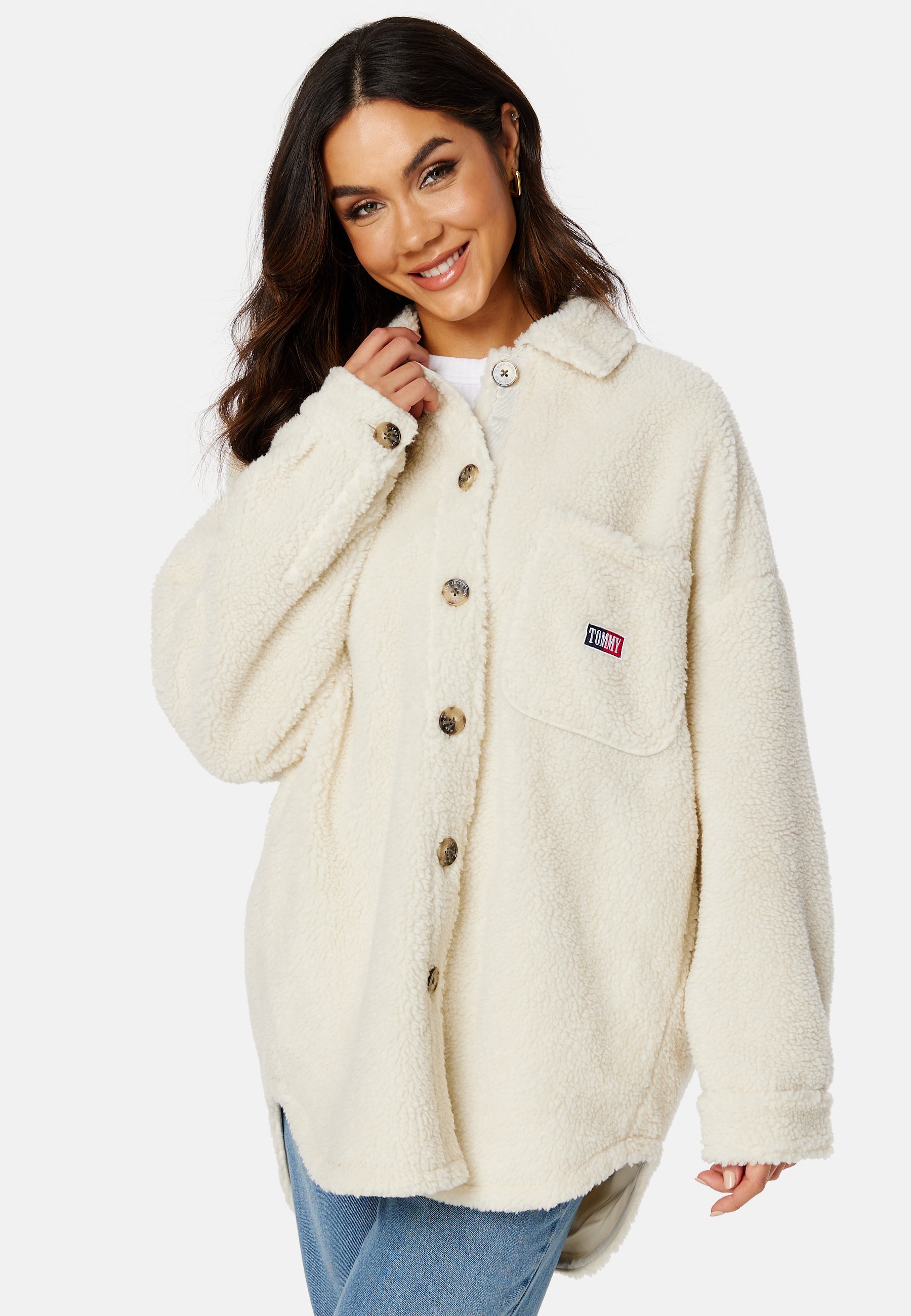 TOMMY JEANS Timeless Sherpa Overshirt