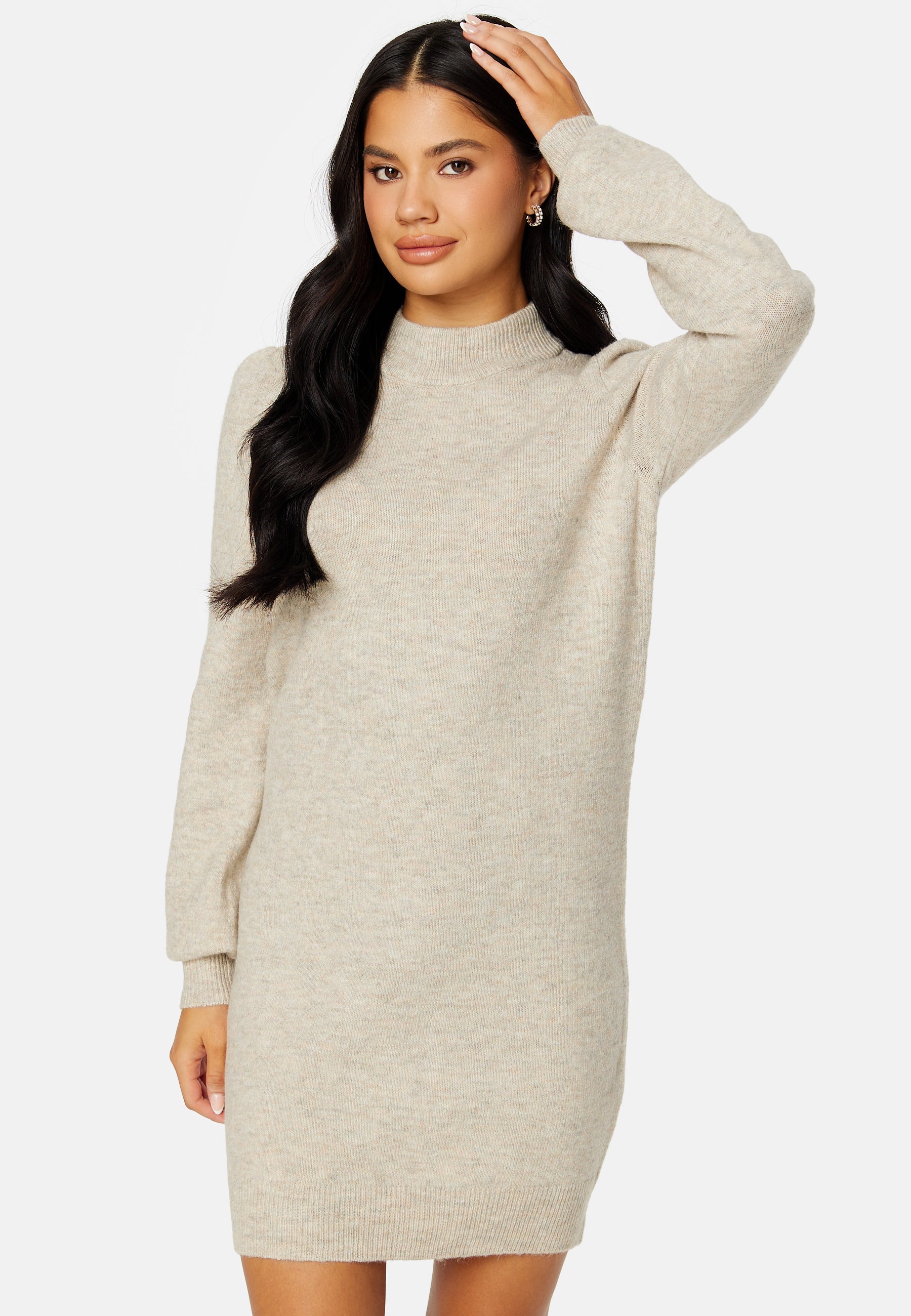 JDY Rue L/S High Neck Dress