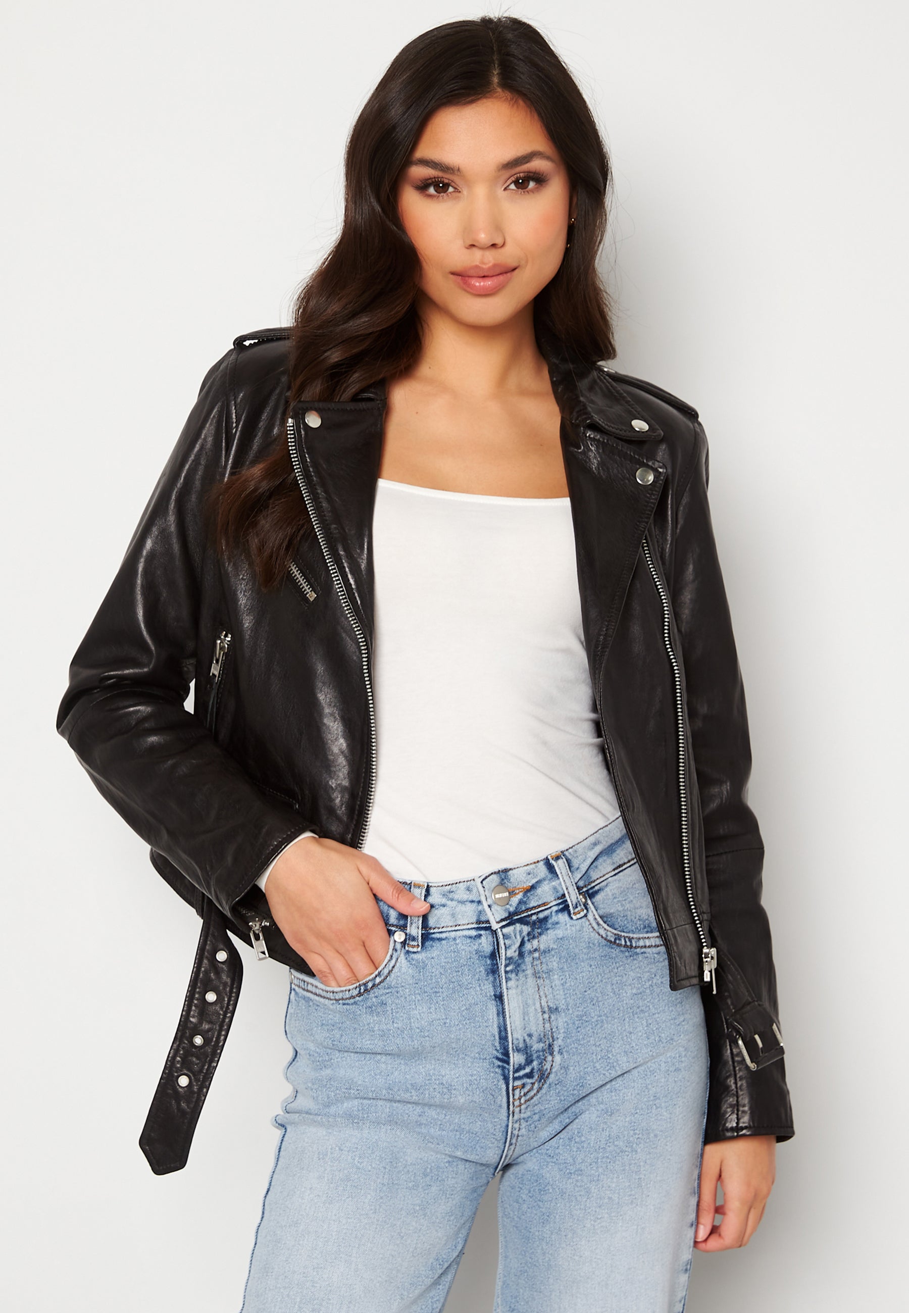 JOFAMA Rachel Leather Biker