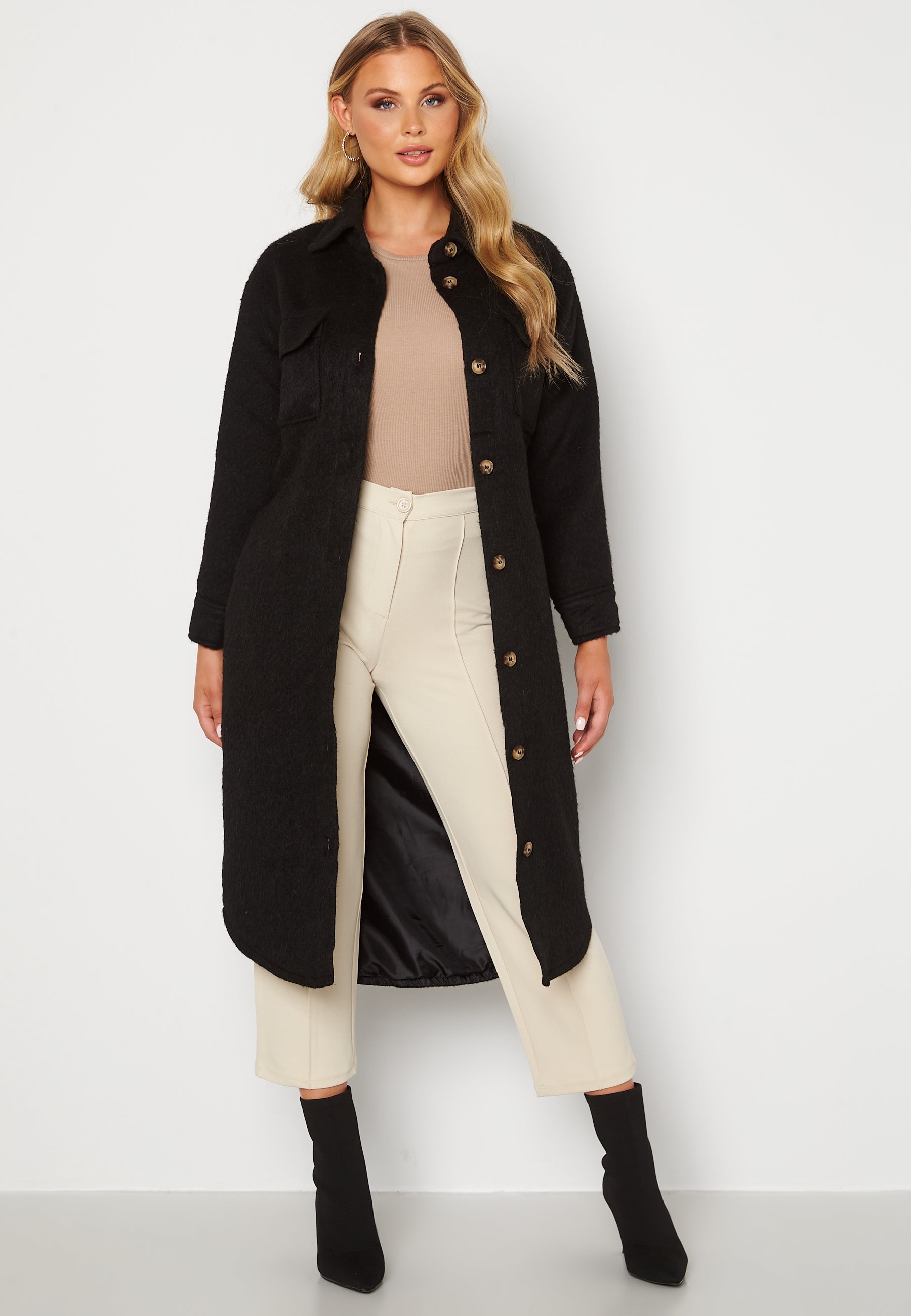 BUBBLEROOM Sofie Shirt Coat Shacket