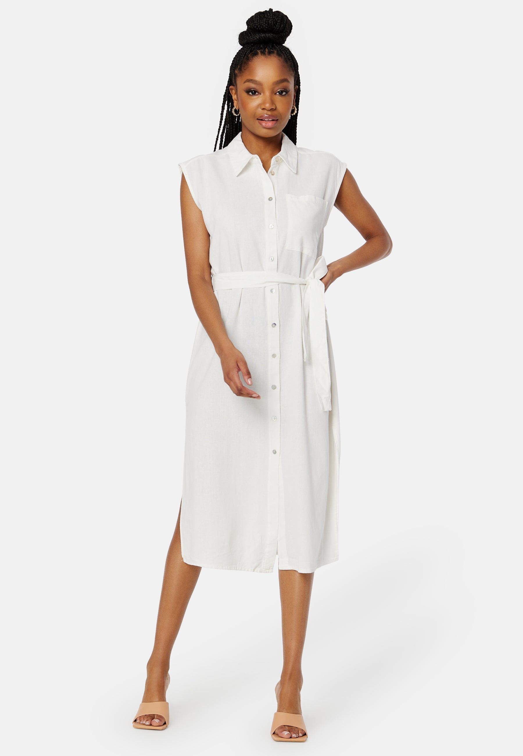 VERO MODA Mymilo SL Calf Shirt Dress