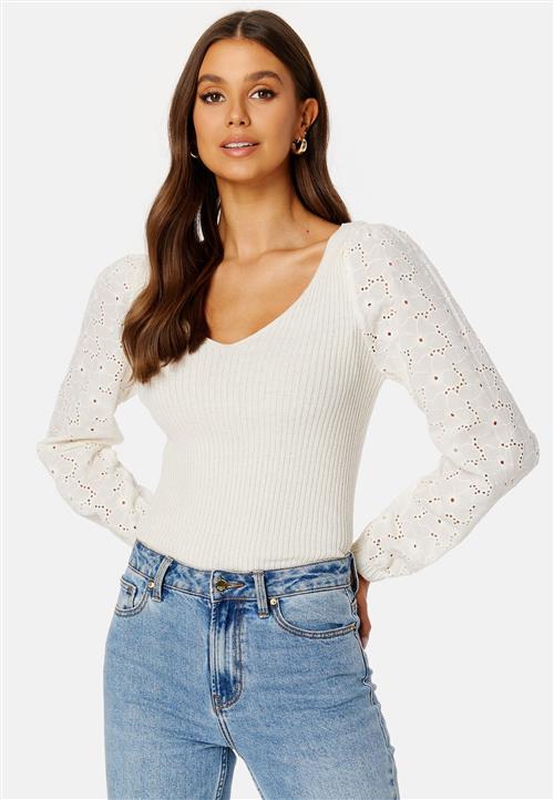 ONLY Nadia LS Wrap V-Neck Knit