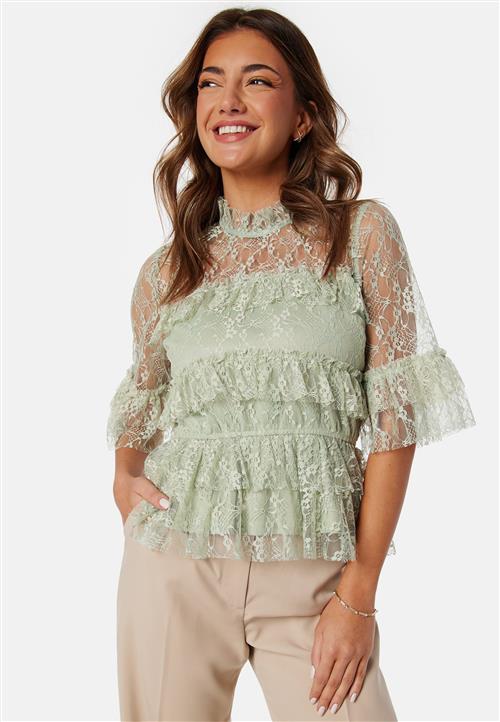 BUBBLEROOM Frill Lace Blouse