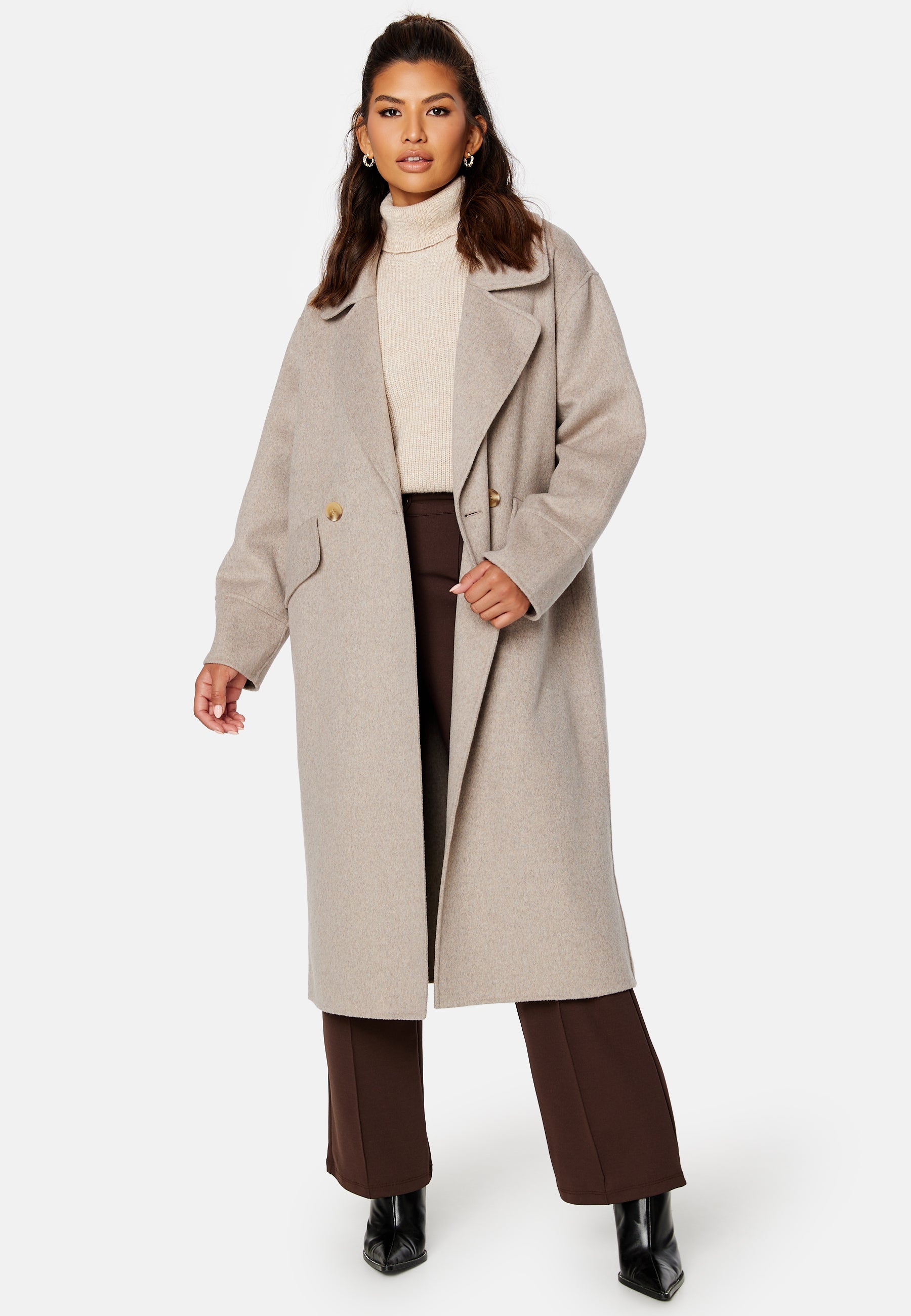 YAS Alima Handmade Wool Coat