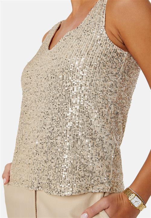 ONLY Ana V-Neck Sequine Top