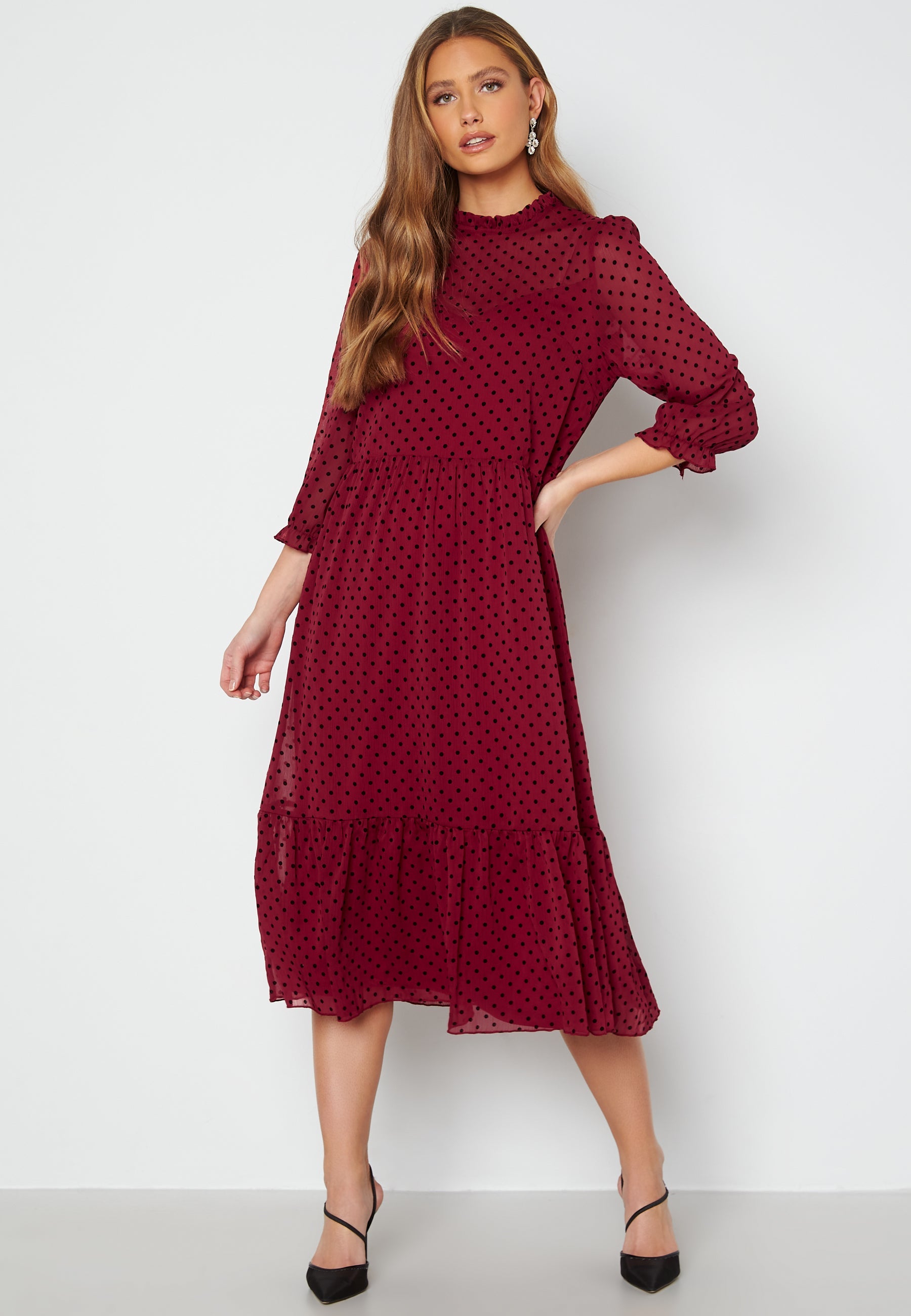 Happy Holly Portia dot dress