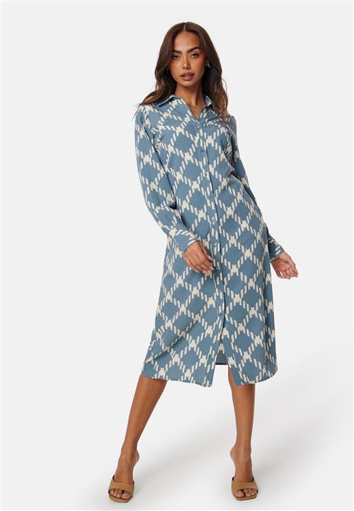 VERO MODA Vmginas Betine LS Calf Dress