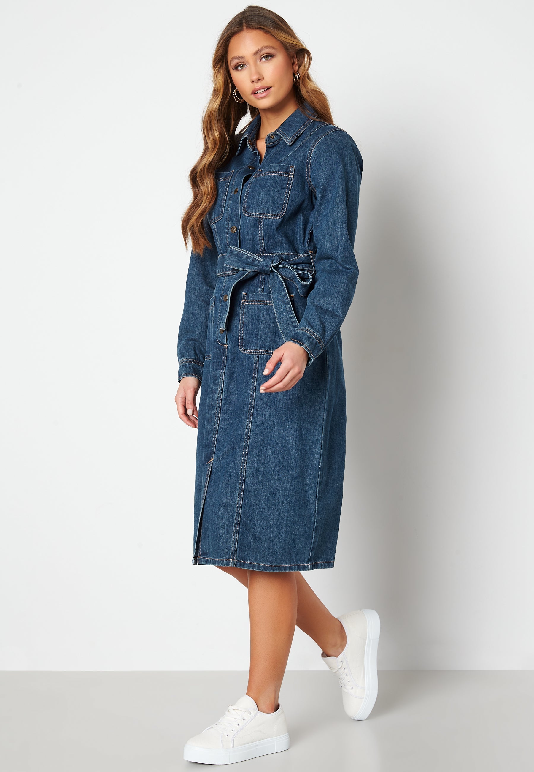 Happy Holly Ember denim dress