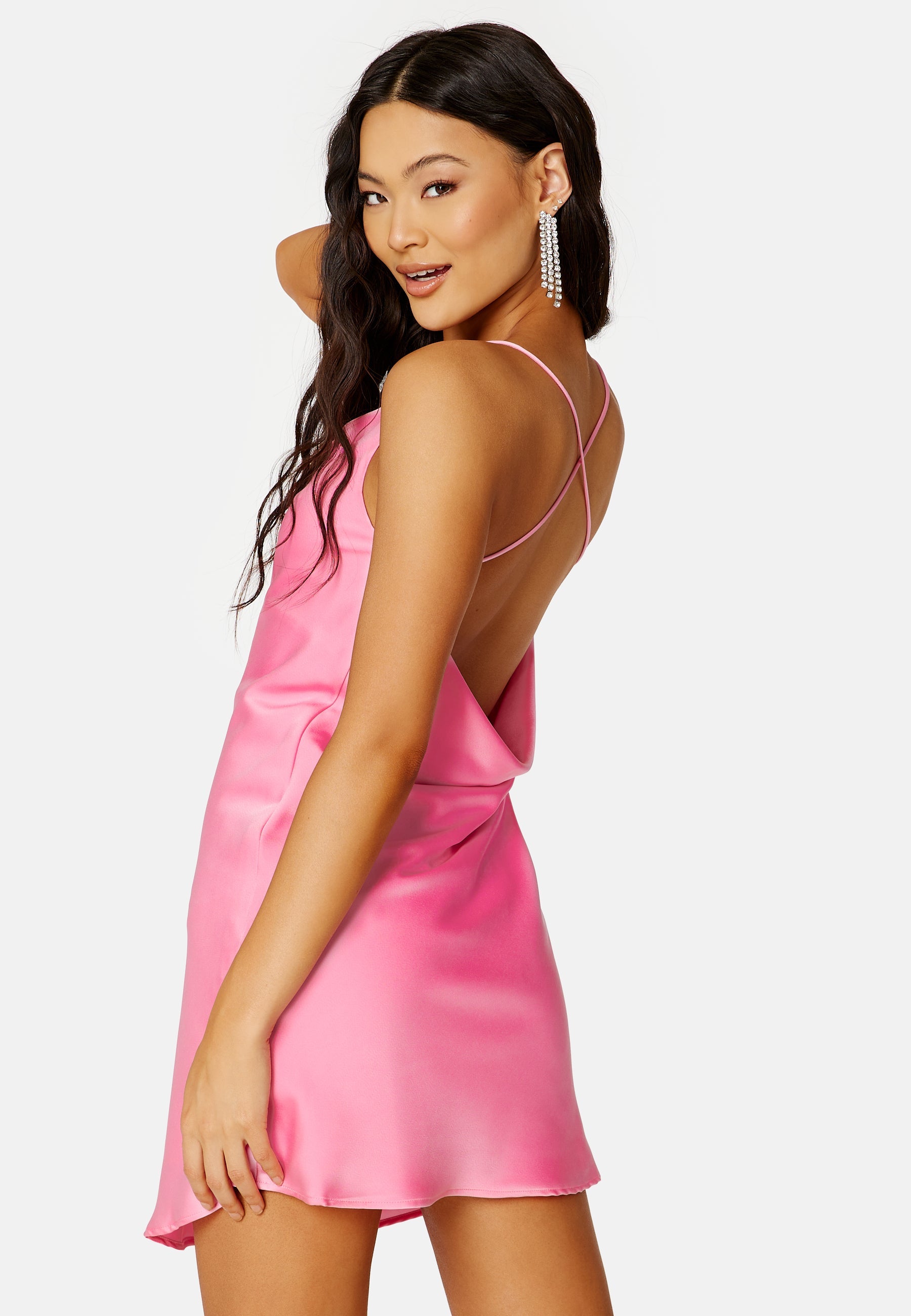 ONLY Primrose Satin Strap Dress