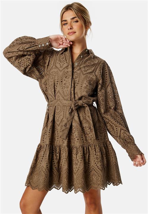 YAS Holi LS Belt Dress