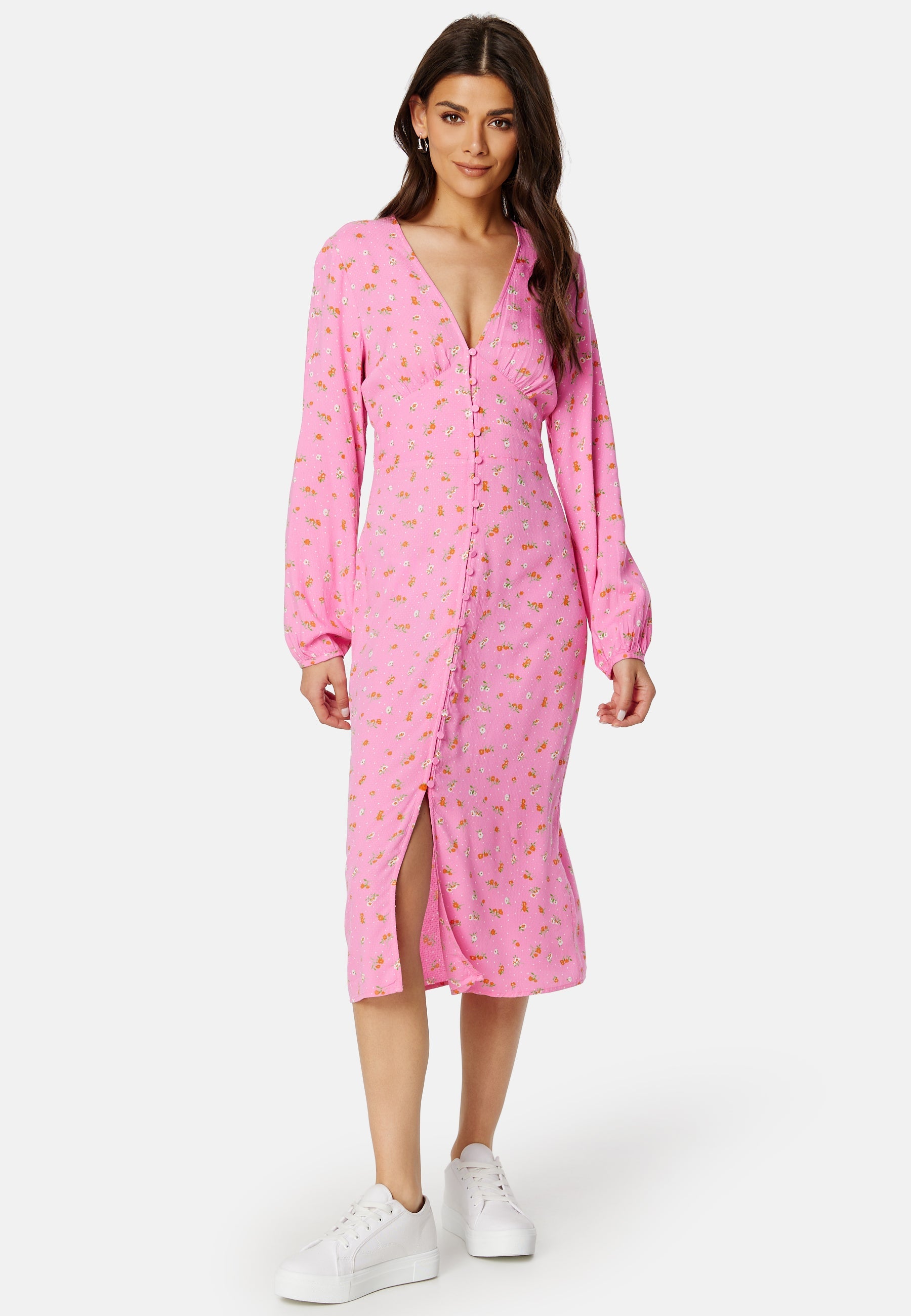 Pieces Kennedy LS Midi Dress