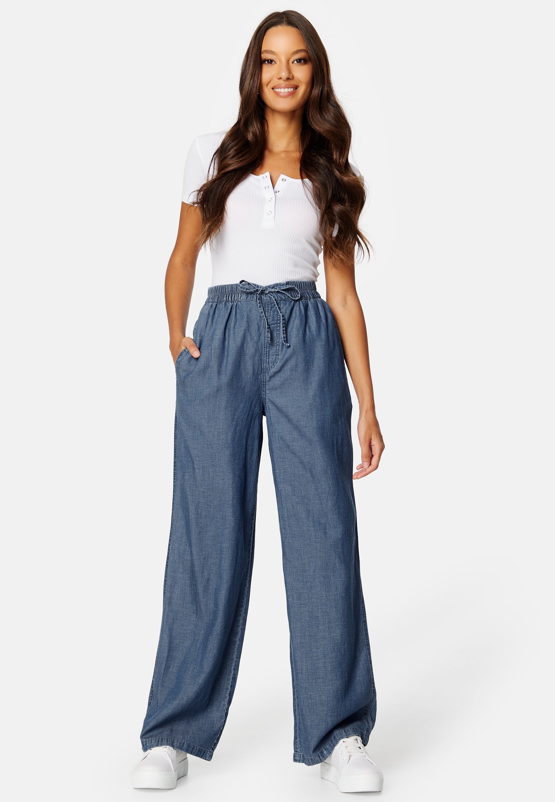 Pieces Bossi HW Wide Pants