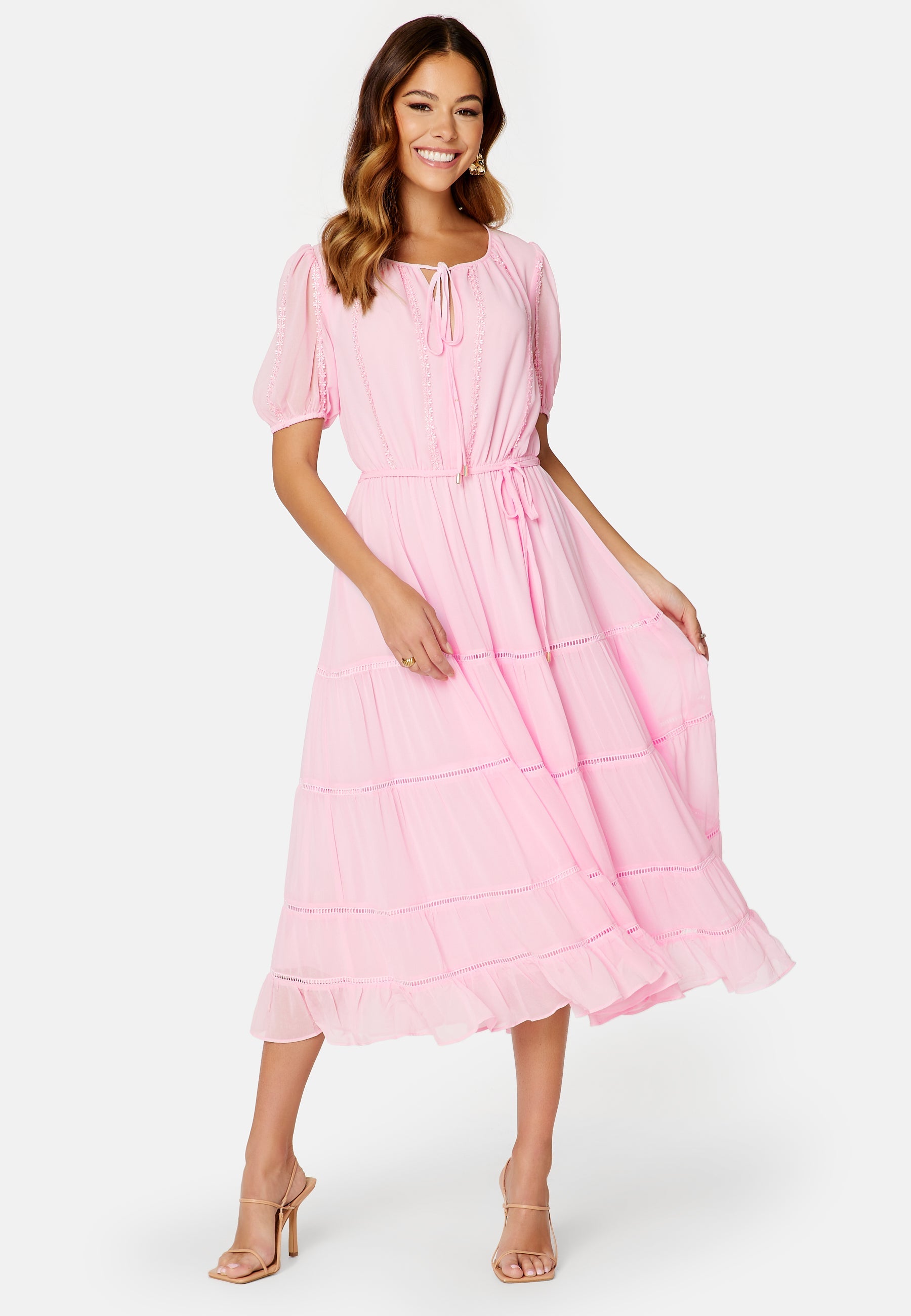 FOREVER NEW Sophie Tiered Midi Dress
