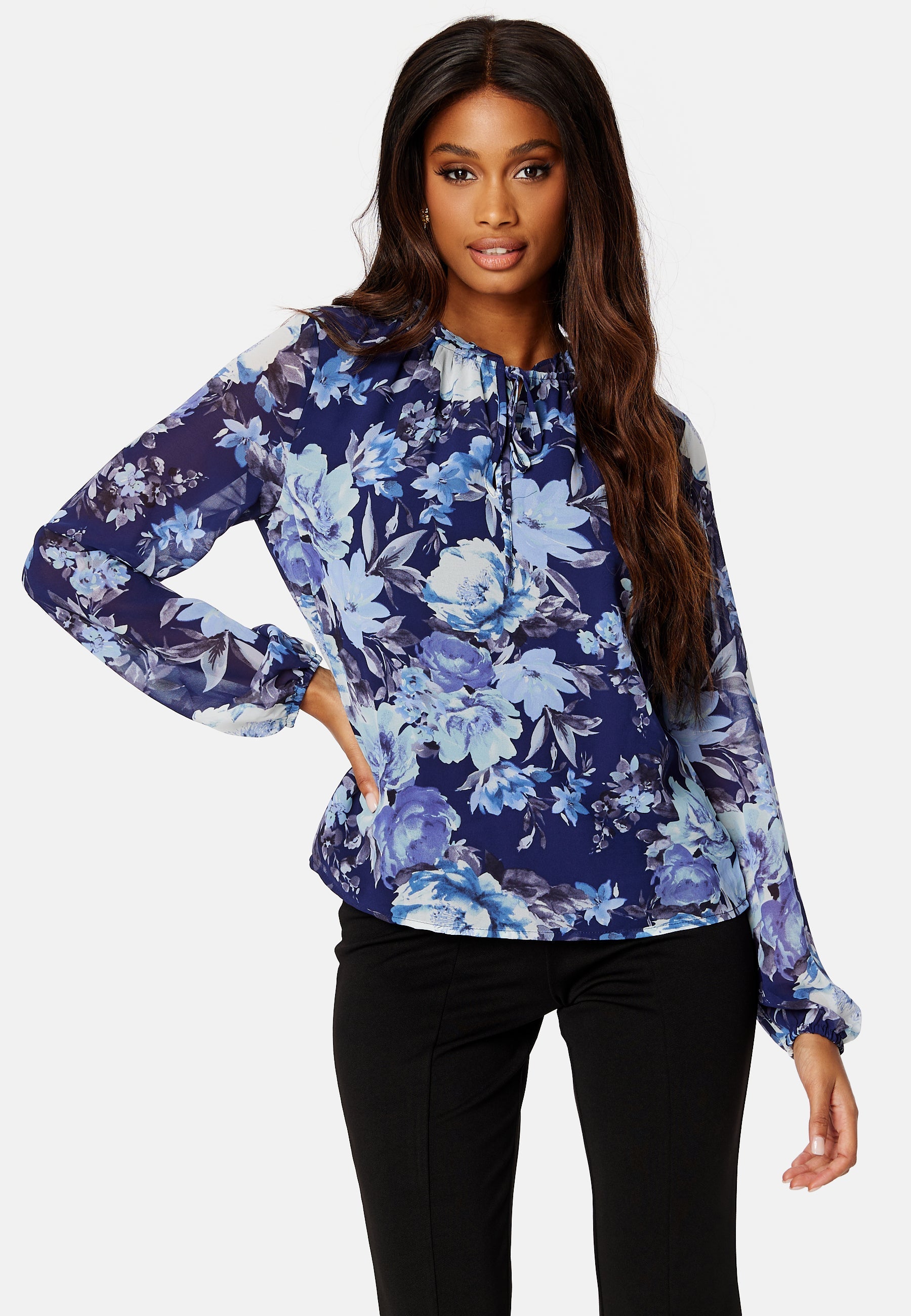 VILA Karolina L/S Ruffle Top