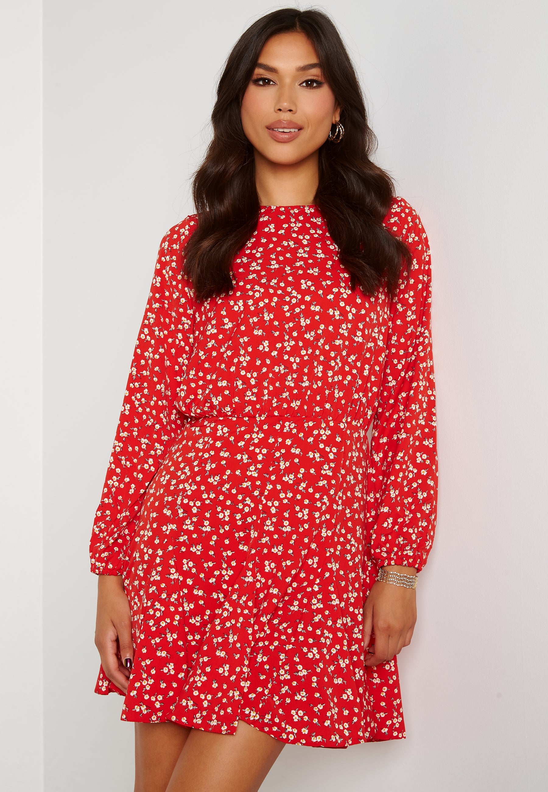 AX Paris Ditsy Print Pleat Dress