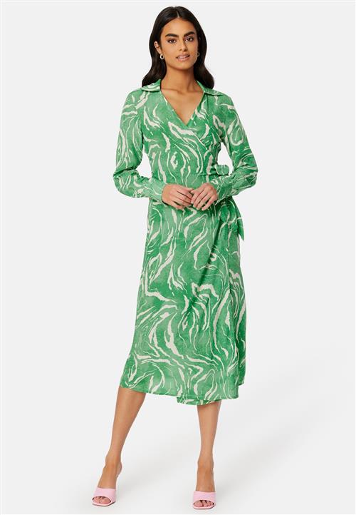 SELECTED Sirene LS Midi Wrap Dress