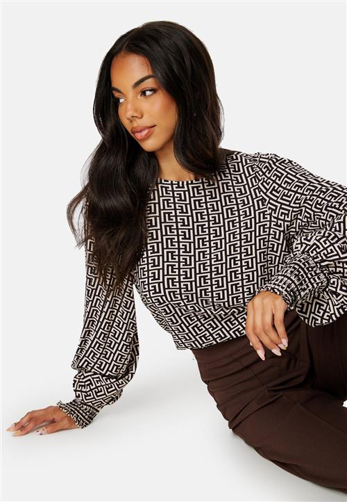 VILA Bana L/S Smock Sleeve Top