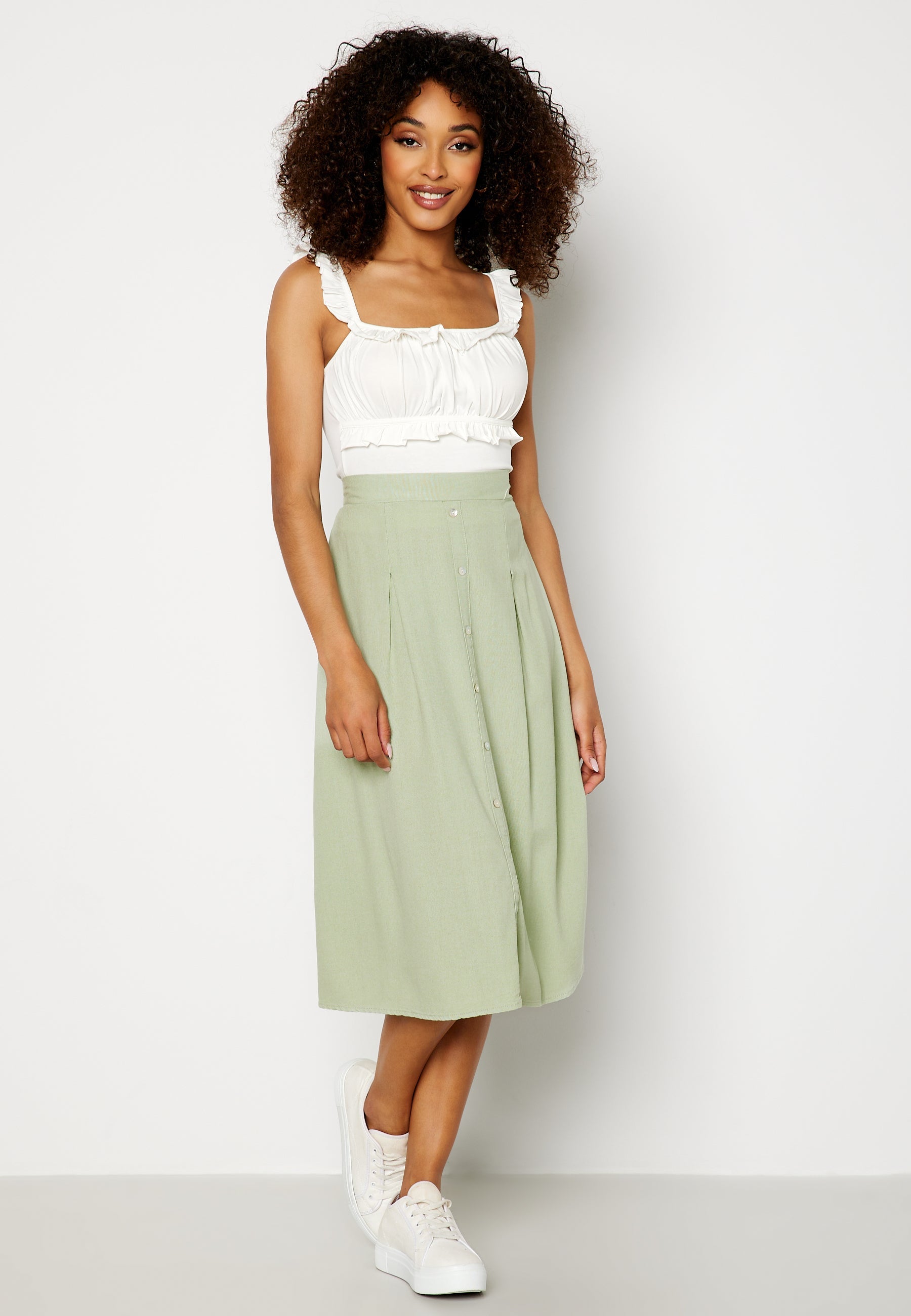 VERO MODA Jesmilo HW Calf Skirt