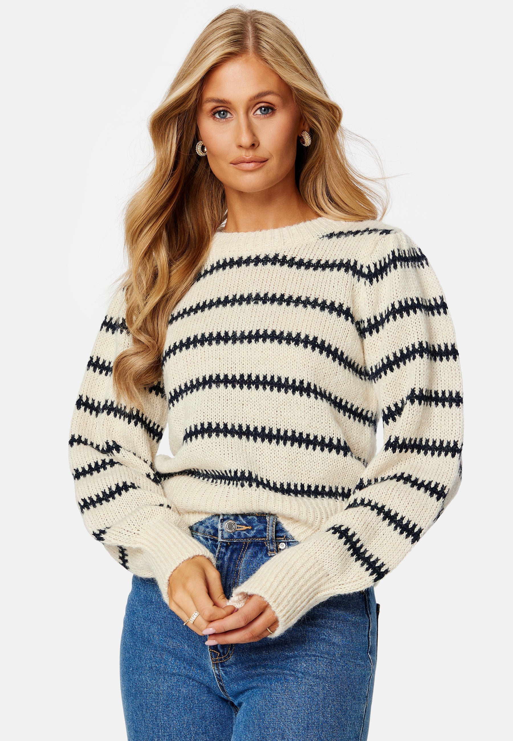 Pieces Nadine LS O-Neck Knit