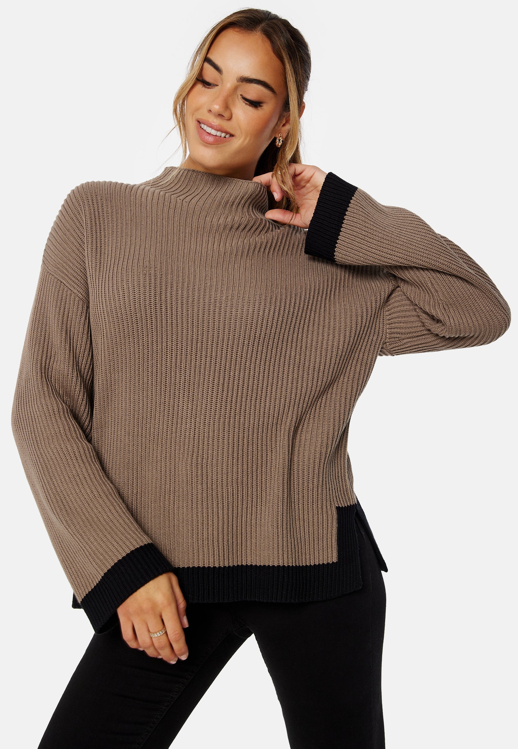 VILA Viching L/S FunnelneckKnit Top