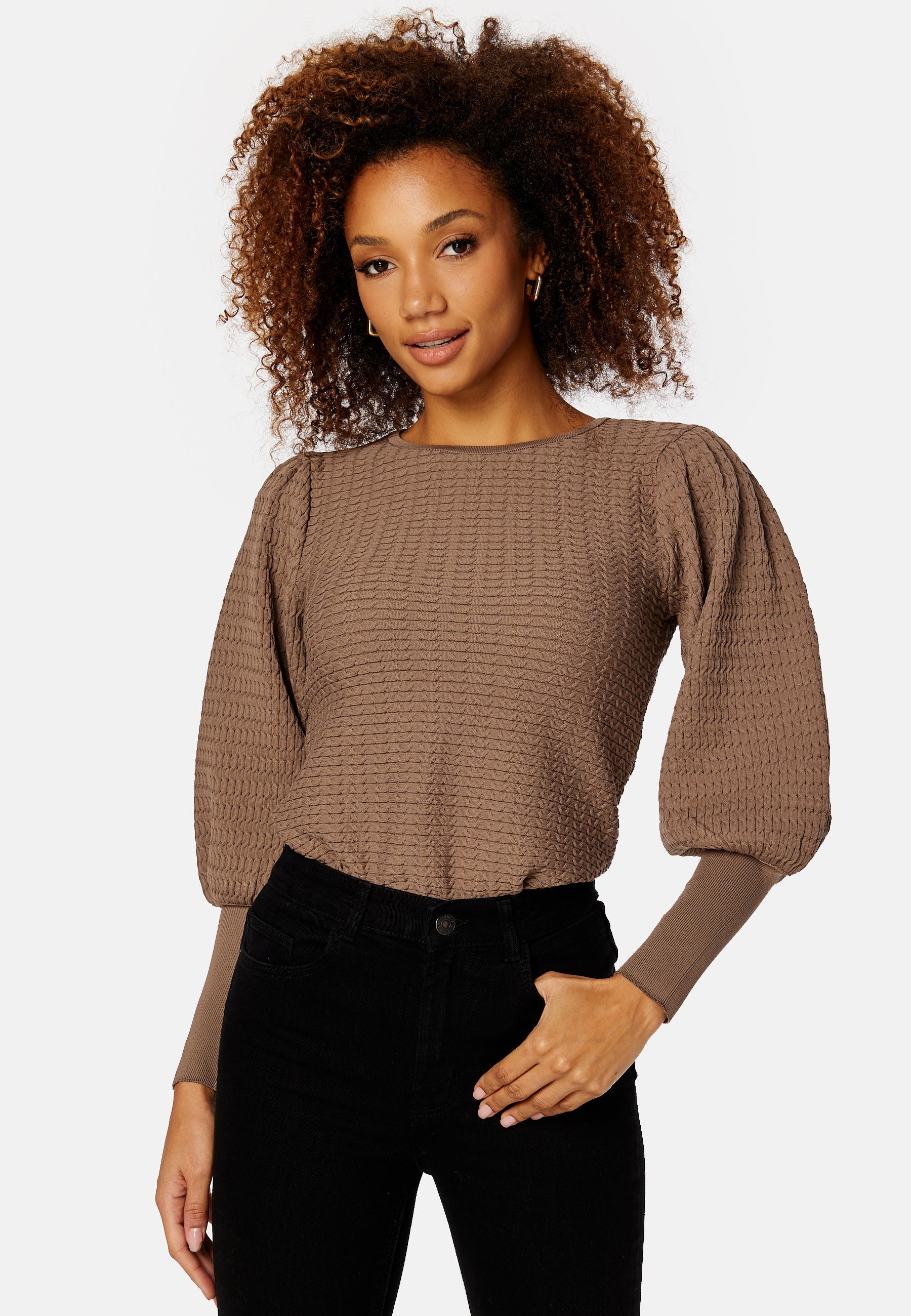 ONLY Ginnie L/S Puff Pullover Knit