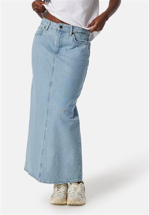 Object Collectors Item Objellen Mid Waist long denim skirt