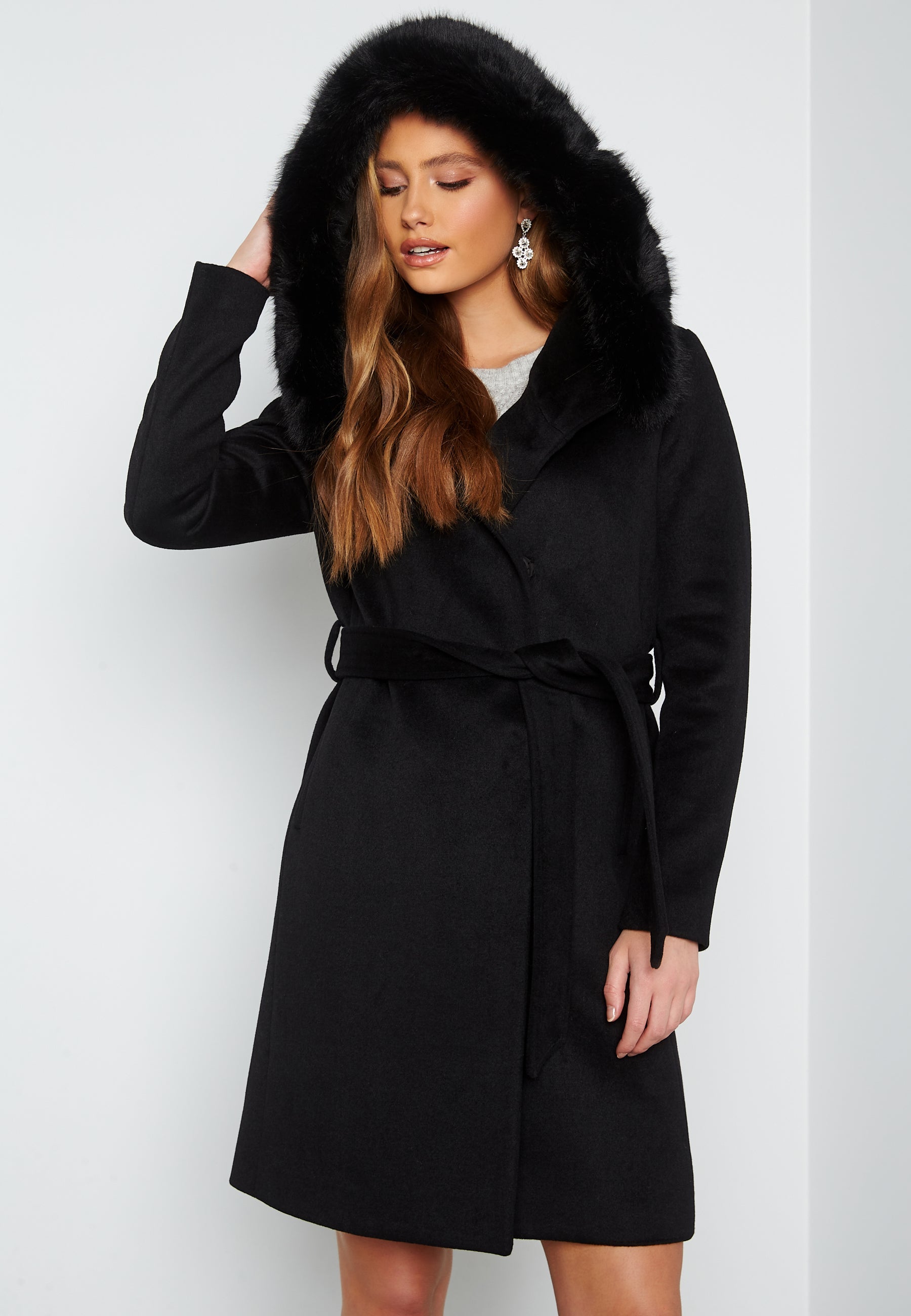 ROCKANDBLUE Elyse Faux Fur Jacket