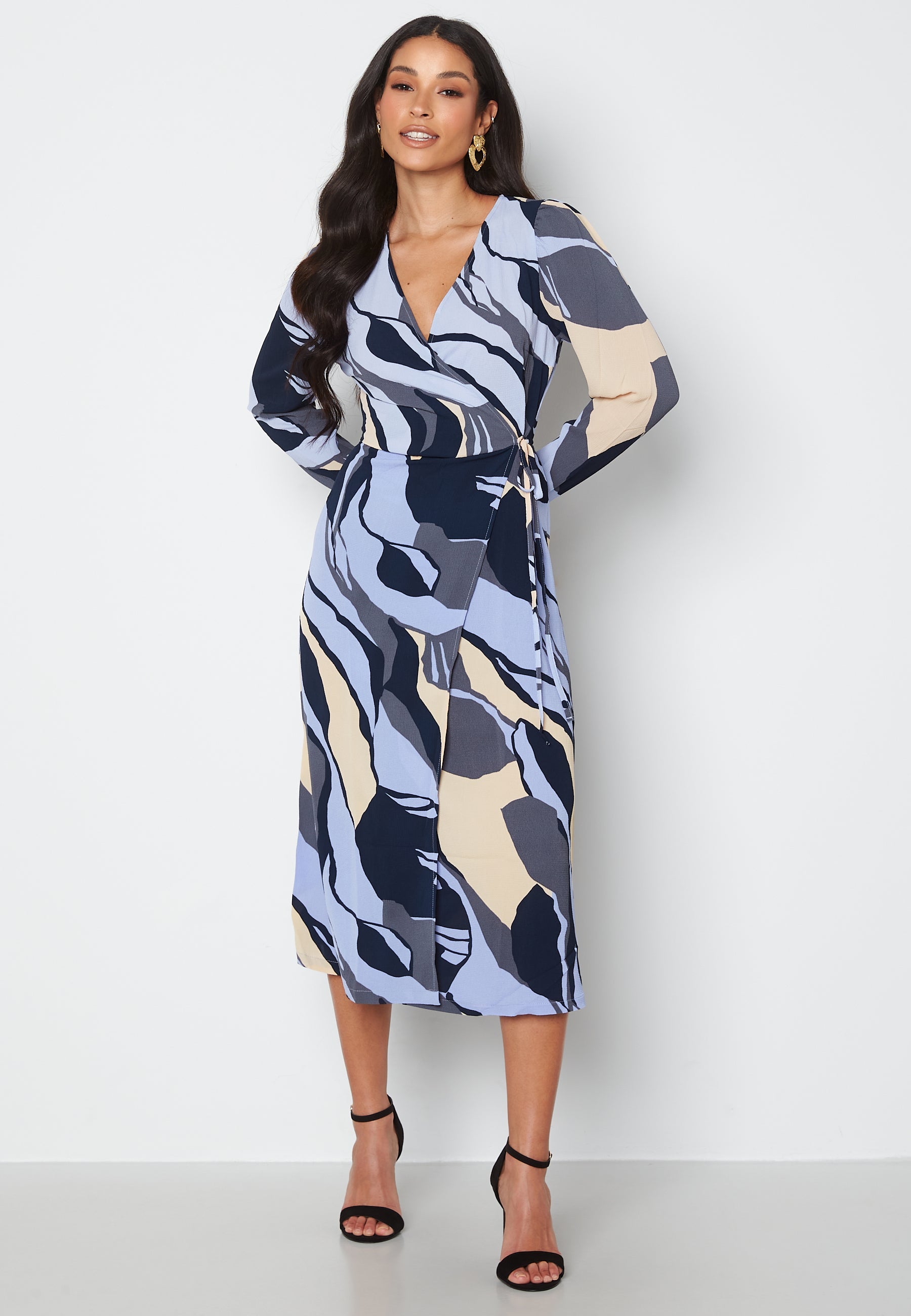 Pieces Catalina LS Wrap Dress