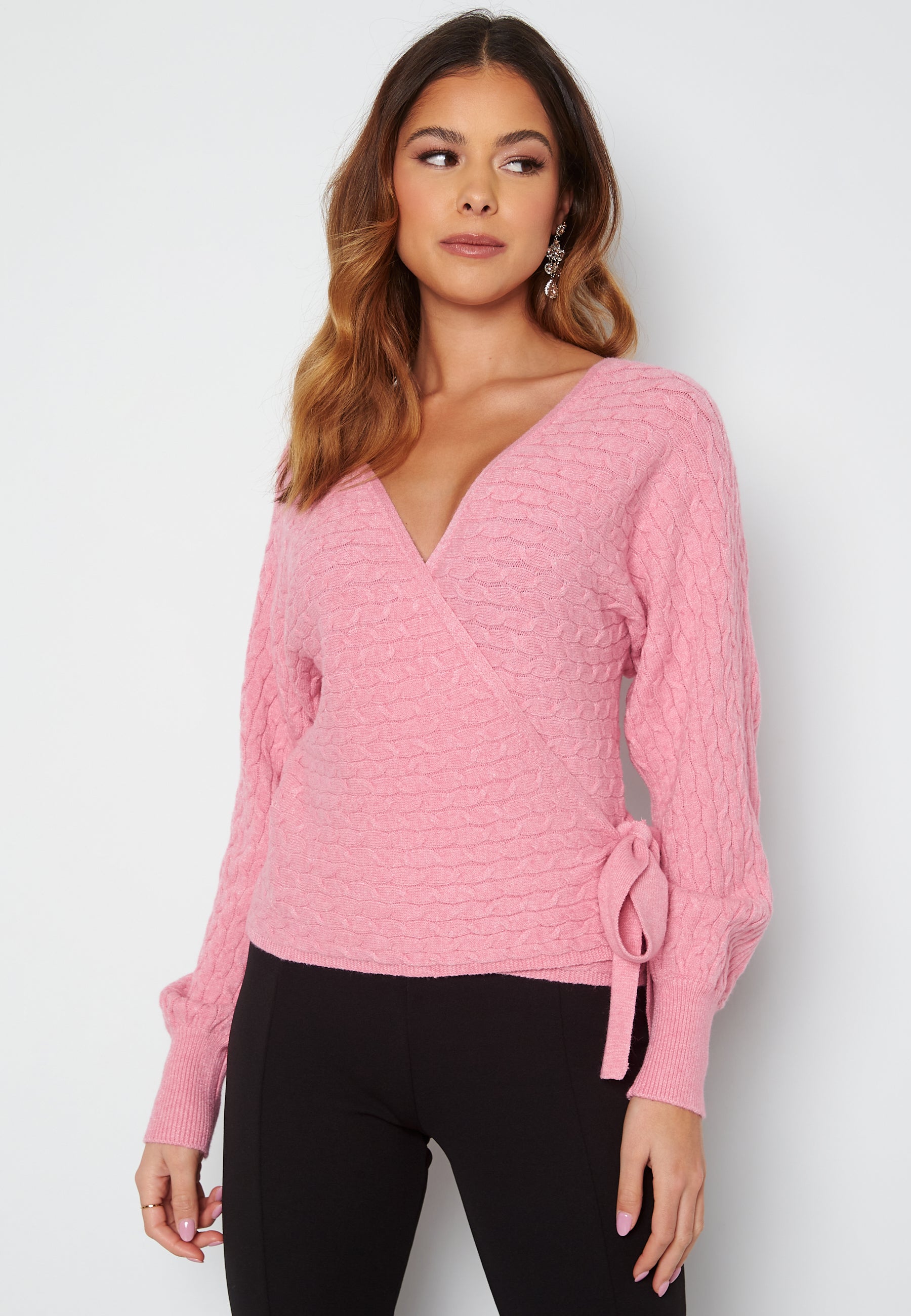 Object Collectors Item Thessa L/S Wrap Pullover