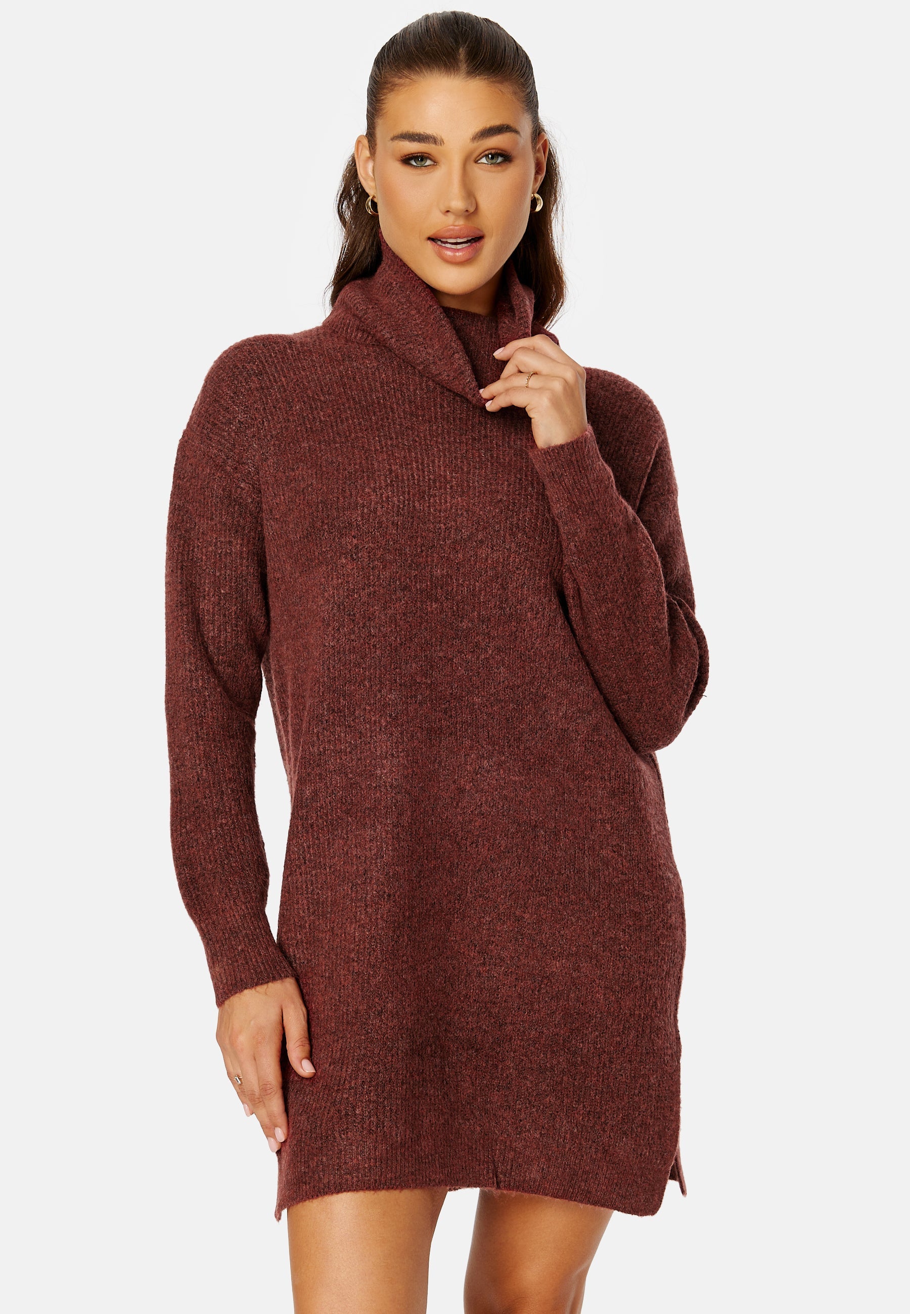 VILA Cilia Rollneck L/S Knit Tunic