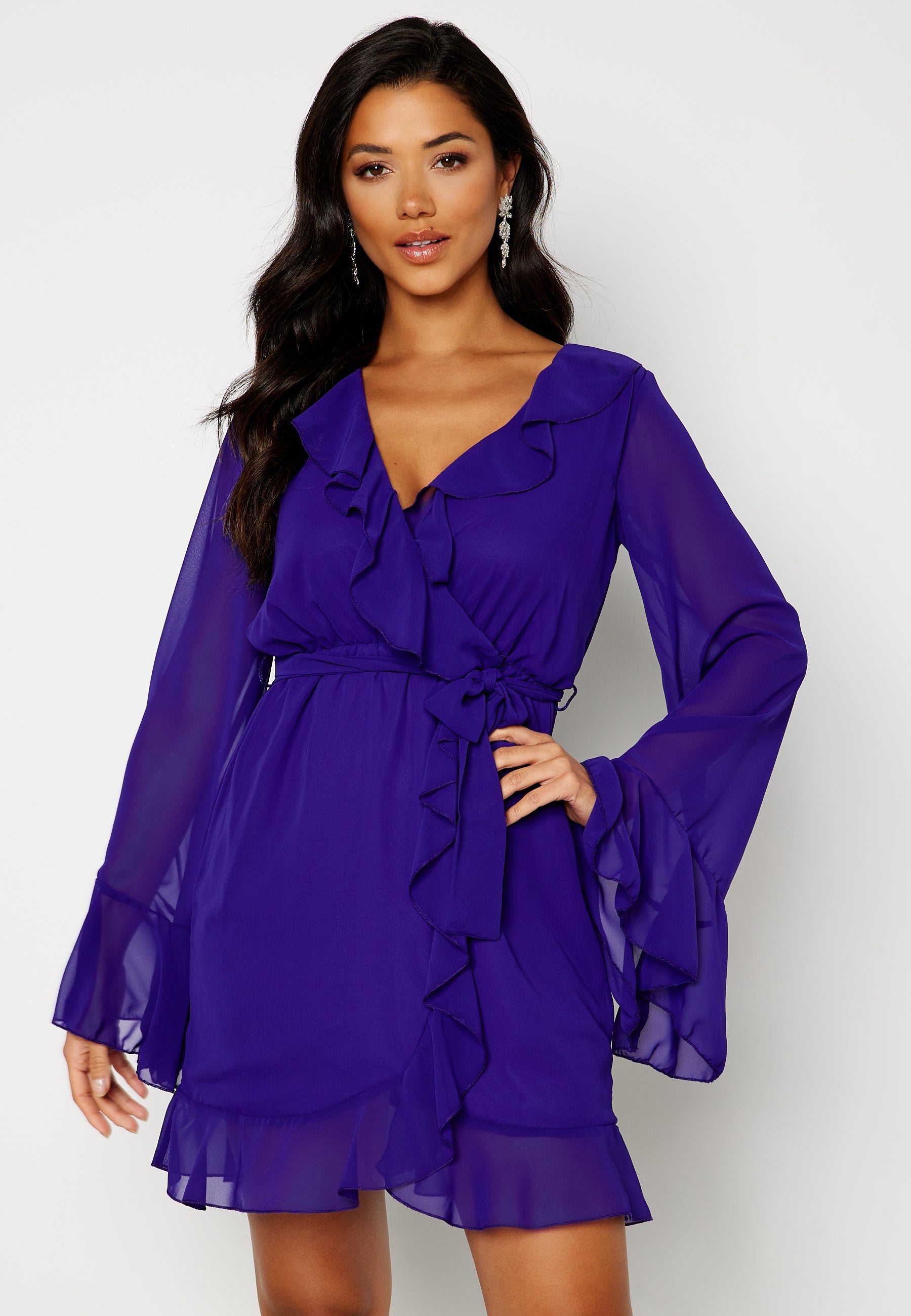 Trendyol Ana LS Wrap Dress