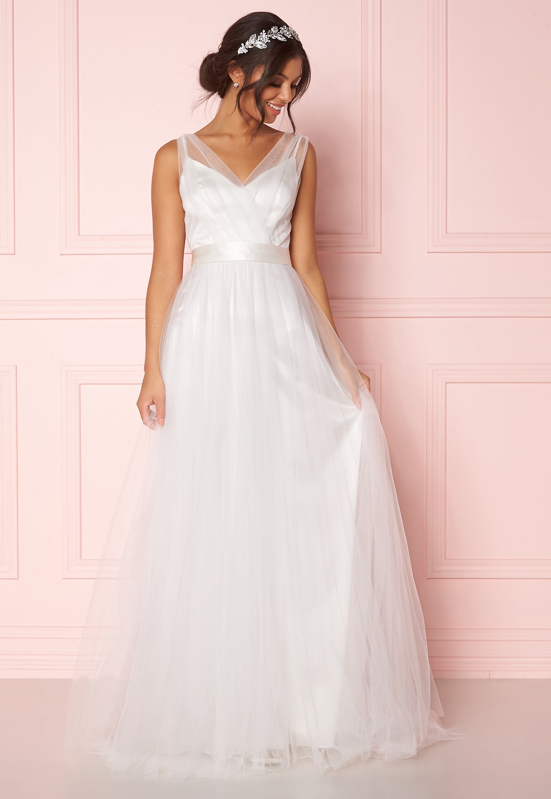 Bubbleroom Nadja Long Bridal Dress