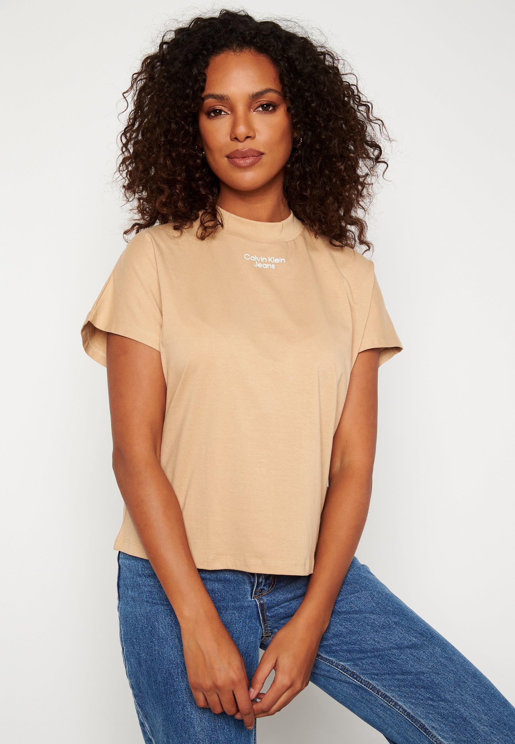 Calvin Klein Jeans Stacked Logo Loose Tee