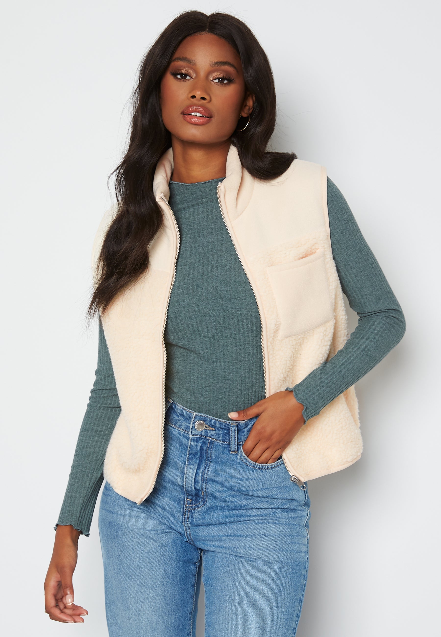 Pieces Sadie Teddy Vest