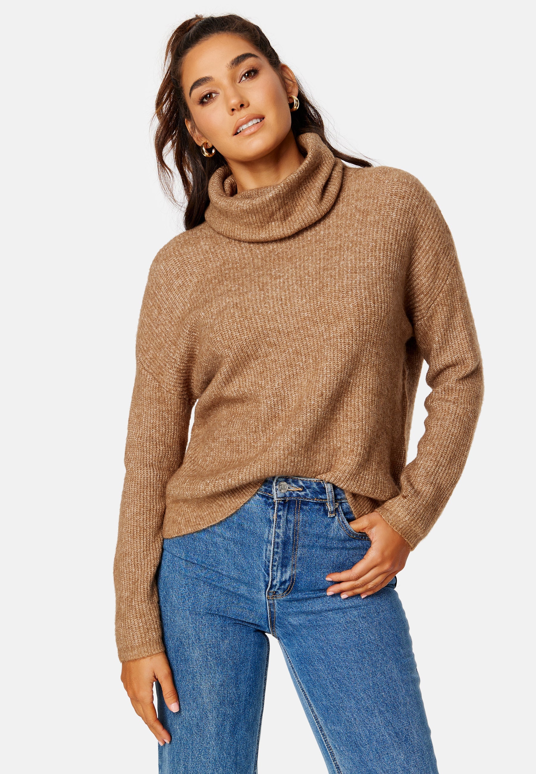 VILA Cilia Rollneck L/S Knit Top