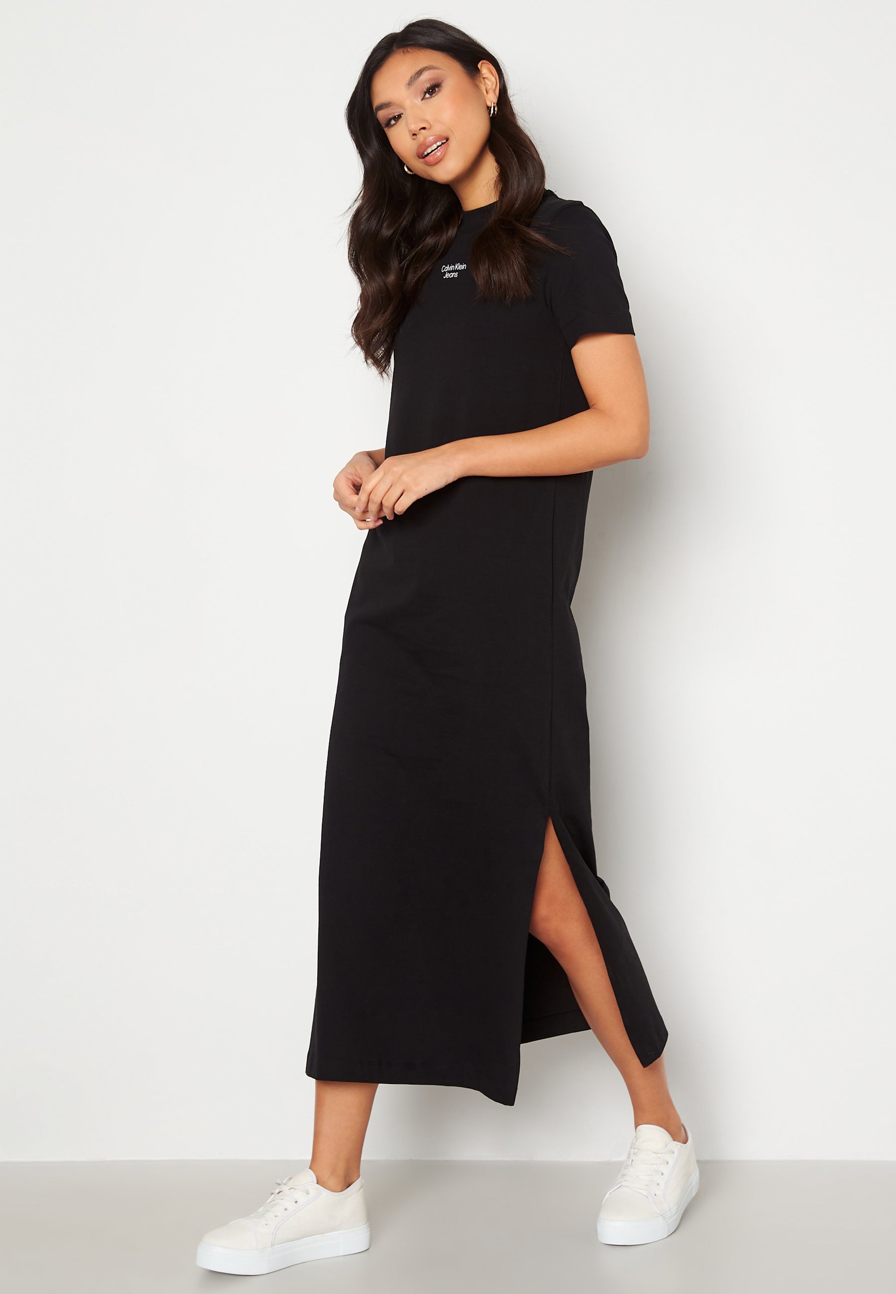 Calvin Klein Jeans Stacked Logo T-Shirt Dress