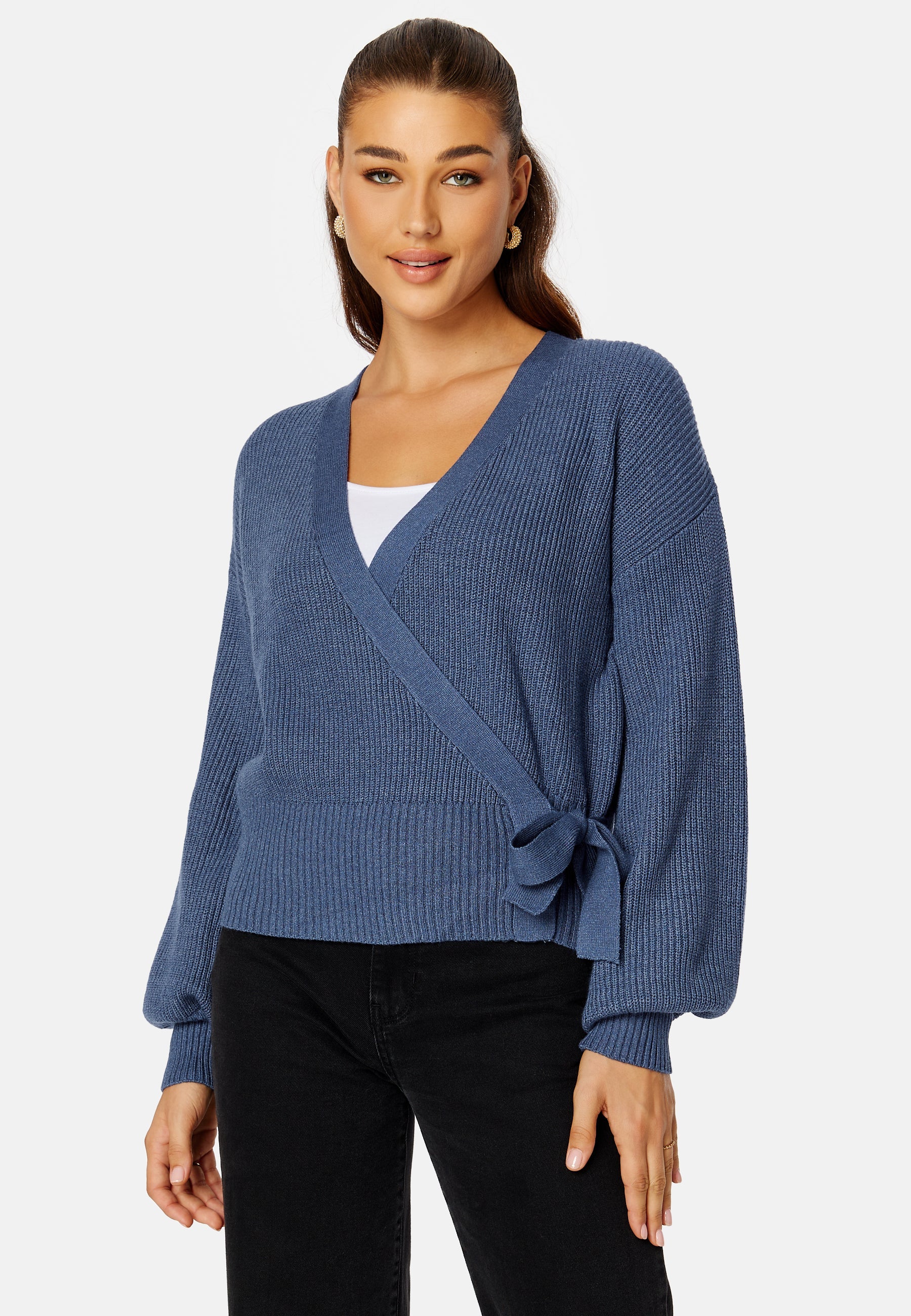 Object Collectors Item Malena L/S Wrap Cardigan