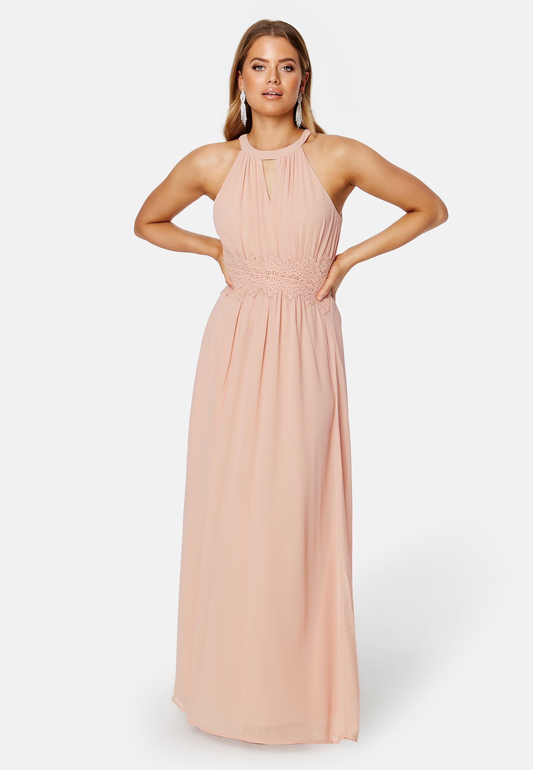 VILA Milina Halterneck Maxi Dress