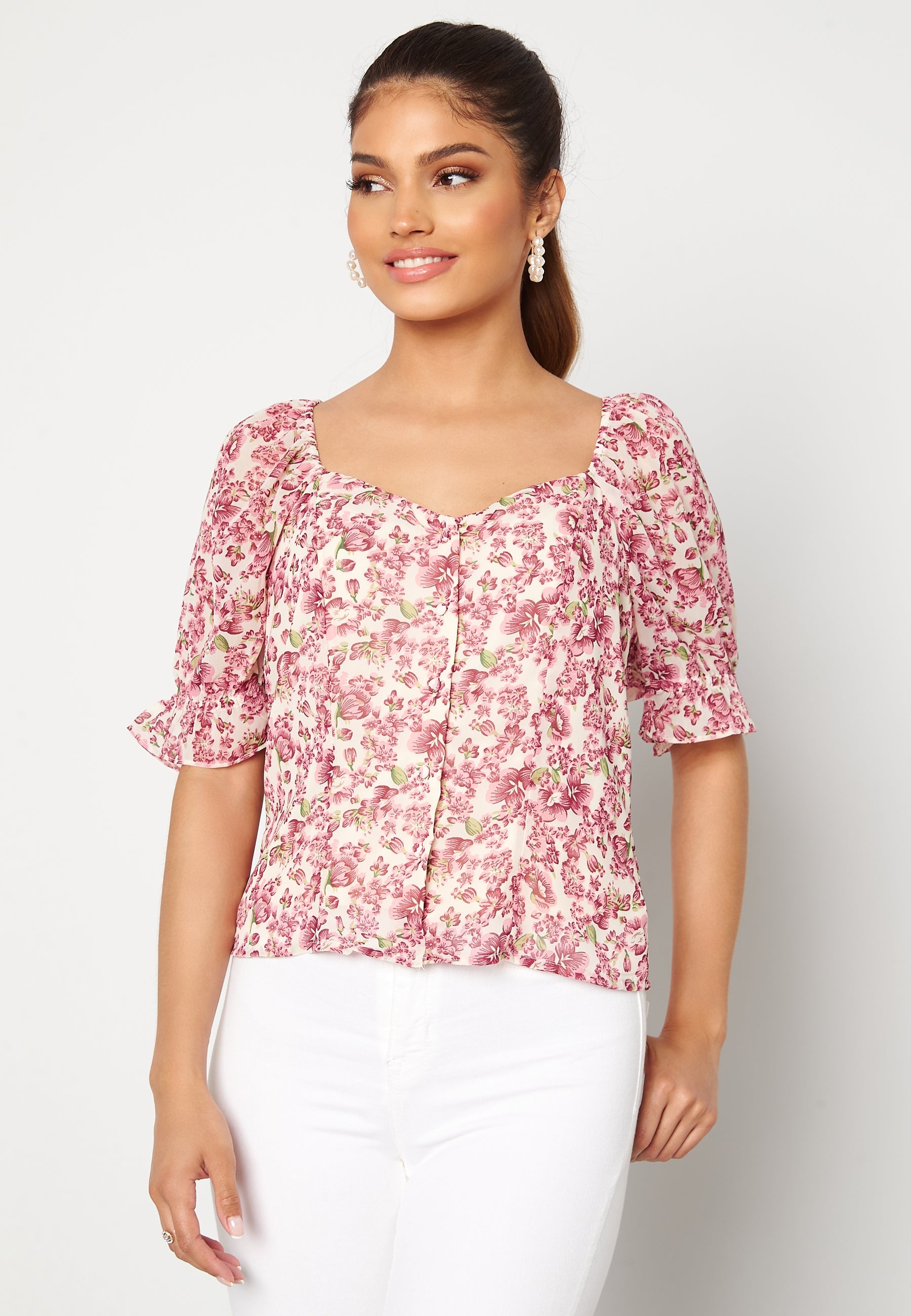 VERO MODA Anneline 2/4 Botton Top