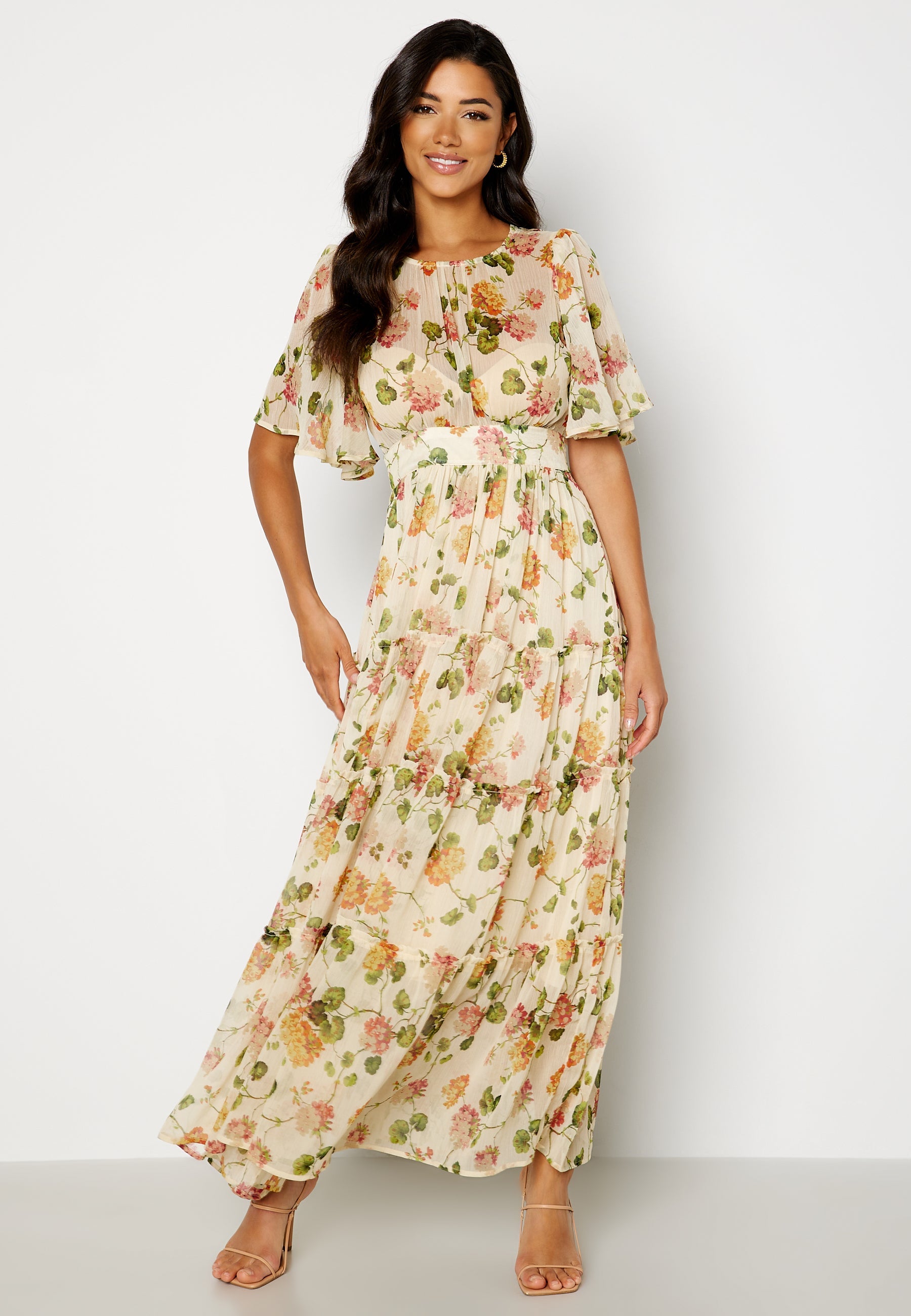 byTiMo Chiffon Open Back Dress