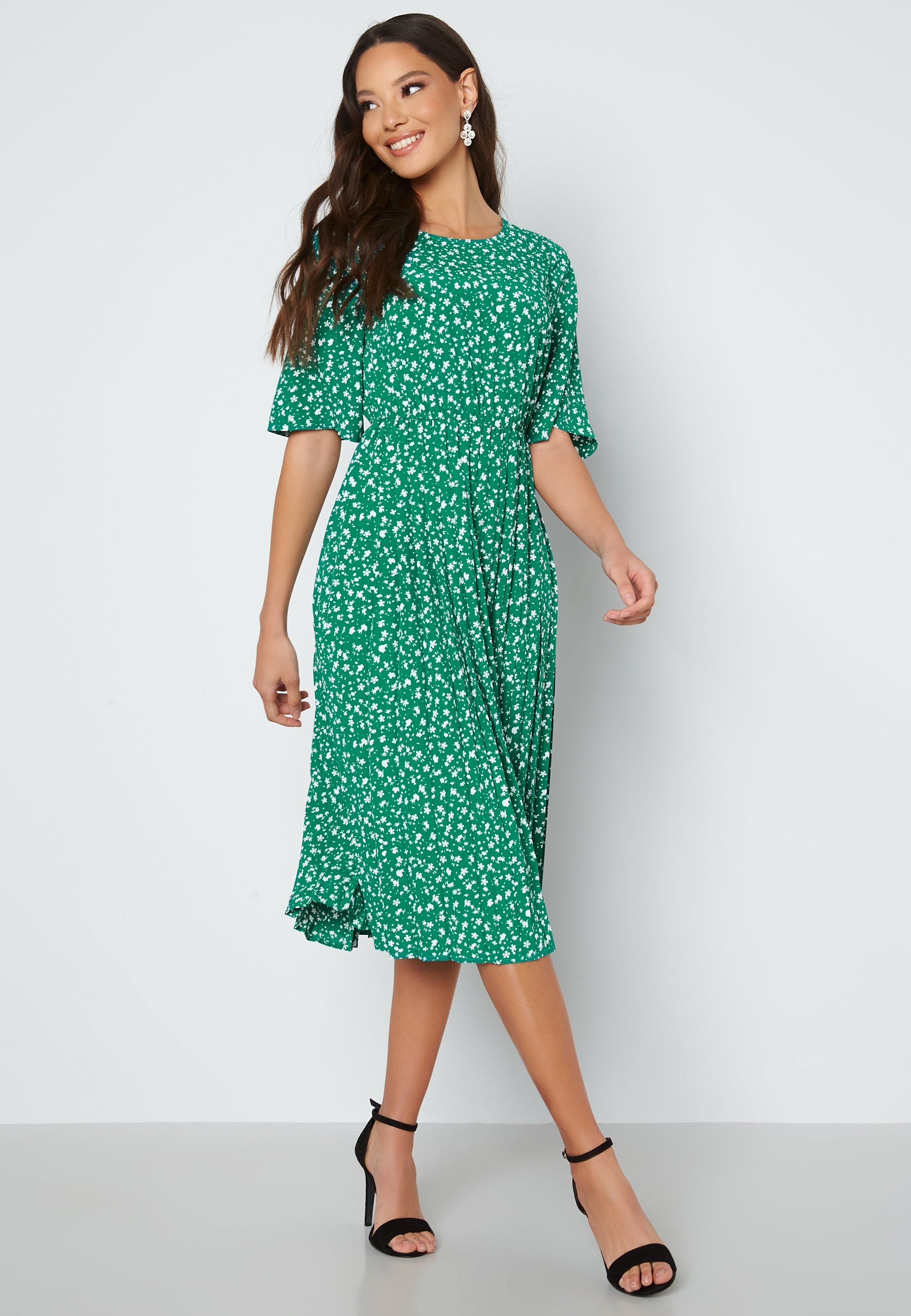 Happy Holly Eloise pleated dress